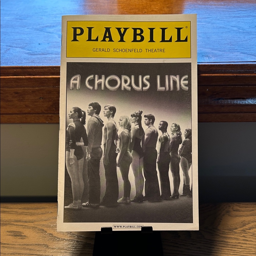 A CHORIS LINE 2008 Broadway Playbill – Mario Lopez Cast – Closing Run Edition